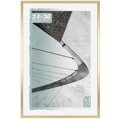 MCS Cornice per Poster Foundation 61,0 x 91,4 cm, Cornice in Legno Nero Tradizionale, Fissaggio a Parete Verticale e Orizzontale, Grande Cornice per Foto, Poster e Opere d'Arte (Confezione da 1) MCS Cornice per Poster Foundation 61,0 x 91,4 cm, Cornice in Legno Nero Tradizionale, Fissaggio a Parete Verticale e Orizzontale, Grande Cornice per Foto, Poster e Opere d'Arte (Confezione da 1)