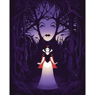 Komar Quadro da parete Disney Snow White Evil Queen, dimensioni 40 x 50 cm, decorazione da parete per cameretta dei bambini Komar Quadro da parete Disney Snow White Evil Queen, dimensioni 40 x 50 cm, decorazione da parete per cameretta dei bambini