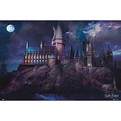 Grupo Erik Harry Potter Poster Hogwarts 61 x 91,5 cm Poster da Parete, Carta Lucida, Incorniciabile, Colori Brillanti, Decorazione Cameretta Grupo Erik Harry Potter Poster Hogwarts 61 x 91,5 cm Poster da Parete, Carta Lucida, Incorniciabile, Colori Brillanti, Decorazione Cameretta