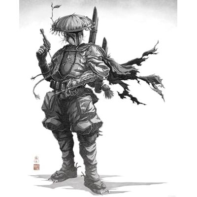 Komar Quadro da parete Star Wars Vision Samurai Bounty Hunter – Dimensioni 40 x 50 cm – Camera dei bambini, decorazione da parete Komar Quadro da parete Star Wars Vision Samurai Bounty Hunter – Dimensioni 40 x 50 cm – Camera dei bambini, decorazione da parete