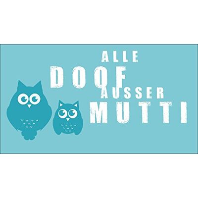 PRO-Art Decorazione da Parete, Serie Modern Design II, Soggetto: alle Doof, 27 x 15 cm PRO-Art Decorazione da Parete, Serie Modern Design II, Soggetto: alle Doof, 27 x 15 cm