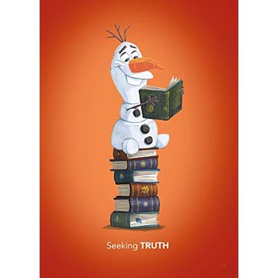 Komar Frozen Olaf Reading Dimensioni: 50 x 70 cm Comar Poster da parete (senza cornice), Disney Komar Frozen Olaf Reading Dimensioni: 50 x 70 cm Comar Poster da parete (senza cornice), Disney
