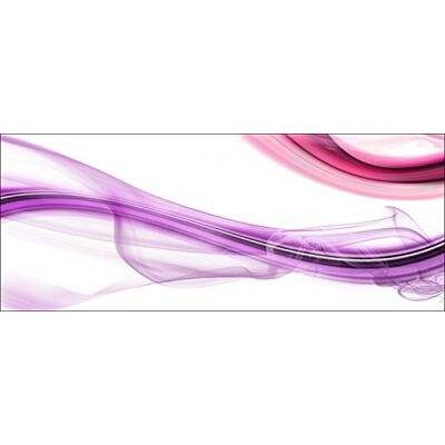 PRO-Art Quadro da Parete su Vetro High Pink Wave I, 30 x 80 cm PRO-Art Quadro da Parete su Vetro High Pink Wave I, 30 x 80 cm