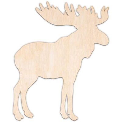 Creative Sagoma Alce Personalizzata, Compensato o MDF, 5–100 cm Compensato da 3 mm o MDF, taglio laser, da dipingere, motivo alce, decorazione da parete Creative Sagoma Alce Personalizzata, Compensato o MDF, 5–100 cm Compensato da 3 mm o MDF, taglio laser, da dipingere, motivo alce, decorazione da parete