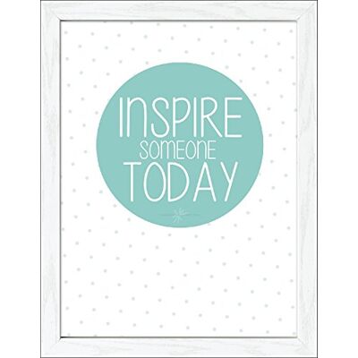 ART , , Quadretto Scandic-Living Inspire Someone Today, 35 x 45 cm, Multicolore (Bunt) ART , , Quadretto Scandic-Living Inspire Someone Today, 35 x 45 cm, Multicolore (Bunt)