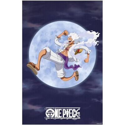 SD TOYS Poster decorativo 3D Rufy Gear 5 di One Piece Fogli da parete Misure 58 x 38 cm SD TOYS Poster decorativo 3D Rufy Gear 5 di One Piece Fogli da parete Misure 58 x 38 cm