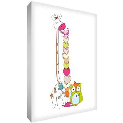 Little Helper GIRICE1216-Feel Good Art 12 g-Quadro su tela, decorazione di parete in Modern illustrativi, giraffa, motivo: Mr and Mr mangia il gelato, 40 x 30 cm Little Helper GIRICE1216-Feel Good Art 12 g-Quadro su tela, decorazione di parete in Modern illustrativi, giraffa, motivo: Mr and Mr mangia il gelato, 40 x 30 cm