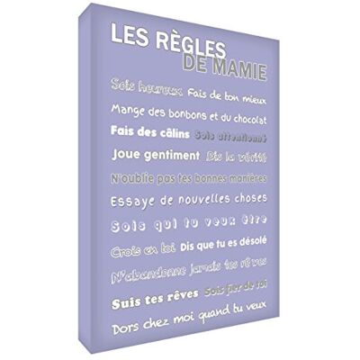ART Stampa su tela con cornice, 40 x 60 cm, colore: Lilla ART Stampa su tela con cornice, 40 x 60 cm, colore: Lilla