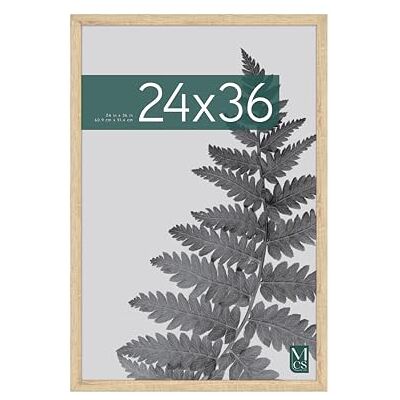 MCS Studio Gallery 61 x 91 cm Cornice per Poster in Legno Naturale, Cornice a Parete con Esposizione Verticale e Orizzontale, per Foto, Poster, Stampe e Pittura d'Arte (Confezione da 1) MCS Studio Gallery 61 x 91 cm Cornice per Poster in Legno Naturale, Cornice a Parete con Esposizione Verticale e Orizzontale, per Foto, Poster, Stampe e Pittura d'Arte (Confezione da 1)
