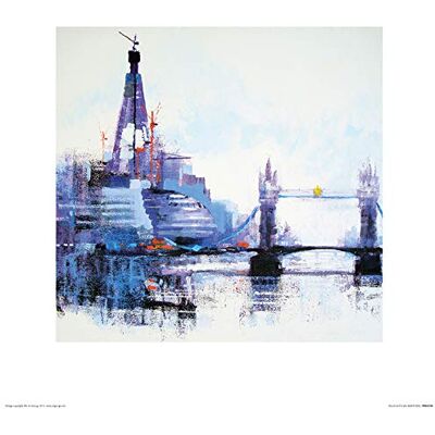 Il Gruppo di Arte Colin Ruffell (Shard Sinistra) – Stampa Artistica 40 x 40 cm, Carta, Multicolore, 40 x 40 x 1.3 cm Il Gruppo di Arte Colin Ruffell (Shard Sinistra) – Stampa Artistica 40 x 40 cm, Carta, Multicolore, 40 x 40 x 1.3 cm