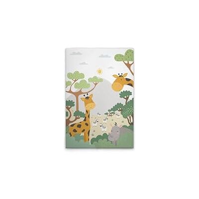 A.S. Création Stampa su tela per cameretta dei bambini, motivo: giungla, verde, marrone, 40 x 60 cm A.S. Création Stampa su tela per cameretta dei bambini, motivo: giungla, verde, marrone, 40 x 60 cm