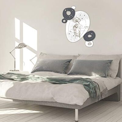 L:A:S Laser Art Style Quadro Capezzale Madonna con Bambino Moderno per Camera da Letto L:A:S Laser Art Style Quadro Capezzale Madonna con Bambino Moderno per Camera da Letto