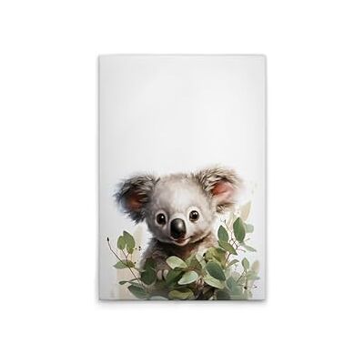 A.S. Création WTD Stampa su tela per cameretta dei bambini, motivo: koala, colore: bianco, verde, 50 x 75 cm A.S. Création WTD Stampa su tela per cameretta dei bambini, motivo: koala, colore: bianco, verde, 50 x 75 cm