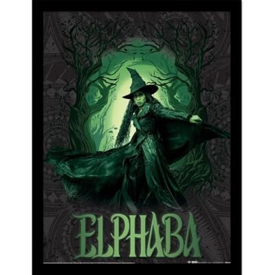Pyramid Stampa da collezione ufficiale Wicked 2 (Elphaba Glow), arte decorativa di alta qualità per gli amanti del teatro e i collezionisti, poster incorniciato, 30 x 40 cm Pyramid Stampa da collezione ufficiale Wicked 2 (Elphaba Glow), arte decorativa di alta qualità per gli amanti del teatro e i collezionisti, poster incorniciato, 30 x 40 cm