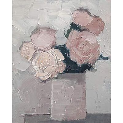ART Group The Paul Donaghy A Study in Rosa Stampa su Tela, Cotone, Multicolore, 1,8 x 40 x 50 cm ART Group The Paul Donaghy A Study in Rosa Stampa su Tela, Cotone, Multicolore, 1,8 x 40 x 50 cm