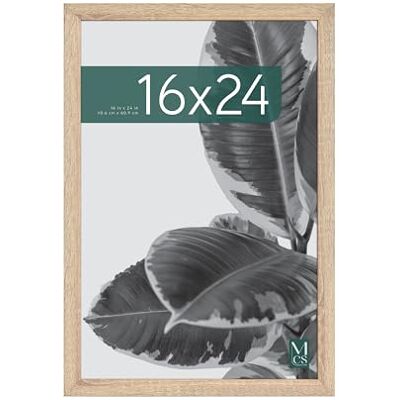 MCS Cornice per Poster Studio Gallery 40,6 x 61,0 cm, Aspetto Legno Naturale, Legno MDF, Fissaggio a Parete Verticale e Orizzontale, Grande Cornice per Foto Poster e Opere d'Arte (Confezione da 1) MCS Cornice per Poster Studio Gallery 40,6 x 61,0 cm, Aspetto Legno Naturale, Legno MDF, Fissaggio a Parete Verticale e Orizzontale, Grande Cornice per Foto Poster e Opere d'Arte (Confezione da 1)