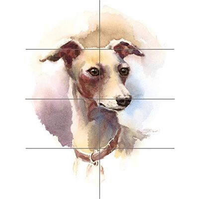 Artery8 Dog Italian Greyhound Watercolour XL Giant Panel Poster (8 Sections) italiano Acquerello Manifesto Artery8 Dog Italian Greyhound Watercolour XL Giant Panel Poster (8 Sections) italiano Acquerello Manifesto