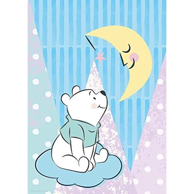 Komar Winnie the Pooh Moon – Dimensioni: 50 x 70 cm – Poster da parete (senza cornice), Disney Komar Winnie the Pooh Moon – Dimensioni: 50 x 70 cm – Poster da parete (senza cornice), Disney