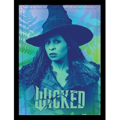 Pyramid Stampa da collezione ufficiale Wicked 2 (Elphaba) Arte decorativa di alta qualità per gli amanti del teatro e i collezionisti Poster incorniciato 30 x 40 cm Pyramid Stampa da collezione ufficiale Wicked 2 (Elphaba) Arte decorativa di alta qualità per gli amanti del teatro e i collezionisti Poster incorniciato 30 x 40 cm