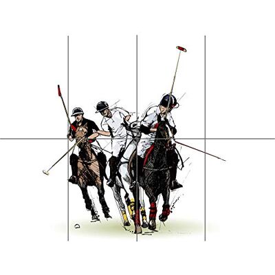 Artery8 Polo Illustration Editorial XL Giant Panel Poster (8 Sections) Illustrazione Manifesto Artery8 Polo Illustration Editorial XL Giant Panel Poster (8 Sections) Illustrazione Manifesto
