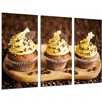 DKORARTE Cupcakes caffè, pasticceria, caffetteria, stampa fotografica su legno, quadro moderno DKORARTE Cupcakes caffè, pasticceria, caffetteria, stampa fotografica su legno, quadro moderno