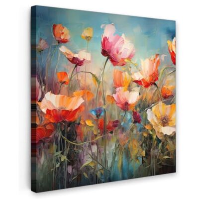 OnlyWow © Quadro da Giardino Foto Stampe Quadretti Grandi Dimensioni Balcone 80x80 cm Telo Terrazzo Pareti Dipinti Murali Fiori Acquerello Arte Botanica Natura OnlyWow © Quadro da Giardino Foto Stampe Quadretti Grandi Dimensioni Balcone 80x80 cm Telo Terrazzo Pareti Dipinti Murali Fiori Acquerello Arte Botanica Natura