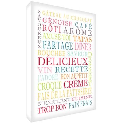 Stampa artistica su tela, da parete, stile moderno, stile etnico, 40 x 60 cm, multicolore Stampa artistica su tela, da parete, stile moderno, stile etnico, 40 x 60 cm, multicolore