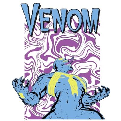 Komar Quadro da parete Marvel Venom Colourful Scream, dimensioni 50 x 70 cm, decorazione da parete per cameretta dei bambini Komar Quadro da parete Marvel Venom Colourful Scream, dimensioni 50 x 70 cm, decorazione da parete per cameretta dei bambini