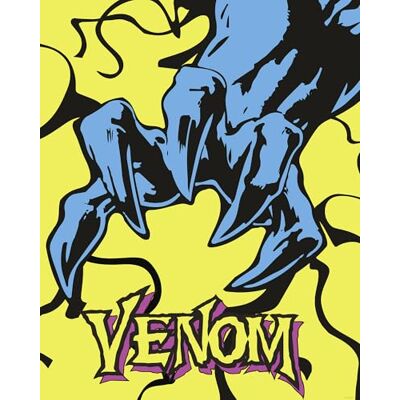 Komar Quadro da parete Marvel Venom Colourful Claw, dimensioni 40 x 50 cm, decorazione da parete per cameretta dei bambini Komar Quadro da parete Marvel Venom Colourful Claw, dimensioni 40 x 50 cm, decorazione da parete per cameretta dei bambini