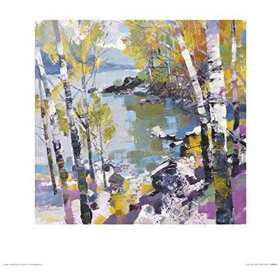 Il Gruppo di Arte Chris Forsey (Betulla in Primavera) – Stampa Artistica 40 x 40 cm, Carta, Multicolore, 40 x 40 x 1.3 cm Il Gruppo di Arte Chris Forsey (Betulla in Primavera) – Stampa Artistica 40 x 40 cm, Carta, Multicolore, 40 x 40 x 1.3 cm