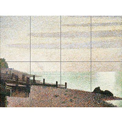 Artery8 Georges Pierre Seurat Honfleur Un Soir Embouchure De La Seine XL Giant Panel Poster (8 Sections) Manifesto Artery8 Georges Pierre Seurat Honfleur Un Soir Embouchure De La Seine XL Giant Panel Poster (8 Sections) Manifesto