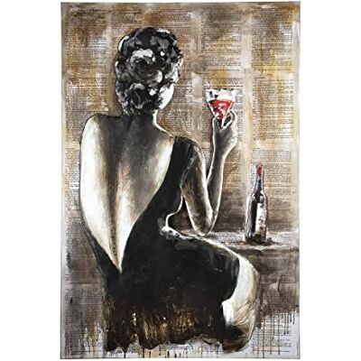Gilde Quadro in metallo di bellezza su Leinw (L x A x P) 100 x 150 x 9 cm, realizzato a mano, Galleria d'arte Gilde Quadro in metallo di bellezza su Leinw (L x A x P) 100 x 150 x 9 cm, realizzato a mano, Galleria d'arte