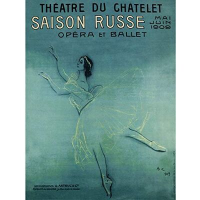 Wee Blue Coo PAVLOVA BALLET RUSSIAN PARIS FRANCE VINTAGE ADVERT PRINT 12x16 inch Palla Parigi Francia Vintage ▾ Pubblicità Wee Blue Coo PAVLOVA BALLET RUSSIAN PARIS FRANCE VINTAGE ADVERT PRINT 12x16 inch Palla Parigi Francia Vintage ▾ Pubblicità
