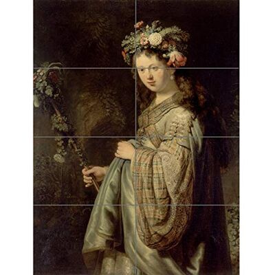 Artery8 Harmensz Van Rijn Rembrandt Flora XL Giant Panel Poster (8 Sections) Manifesto Artery8 Harmensz Van Rijn Rembrandt Flora XL Giant Panel Poster (8 Sections) Manifesto