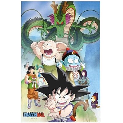 SD TOYS Poster 3D Shenron and Heroes Dragon Ball Misure 38 x 58 cm SD TOYS Poster 3D Shenron and Heroes Dragon Ball Misure 38 x 58 cm