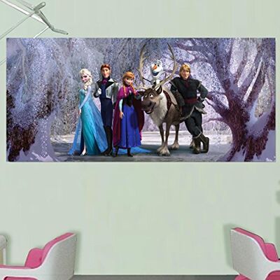 AG Design , Stampa Fotografica Decorativa da Parete, Motivo: Disney, Frozen, Multicolore (Bunt) AG Design , Stampa Fotografica Decorativa da Parete, Motivo: Disney, Frozen, Multicolore (Bunt)
