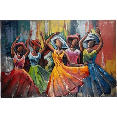 Gilde Quadro Lets Dance in metallo – multicolore – strutturato – motivo donna – motivo ballerino – rettangolare – altezza 80 cm x larghezza 120 cm Gilde Quadro Lets Dance in metallo – multicolore – strutturato – motivo donna – motivo ballerino – rettangolare – altezza 80 cm x larghezza 120 cm