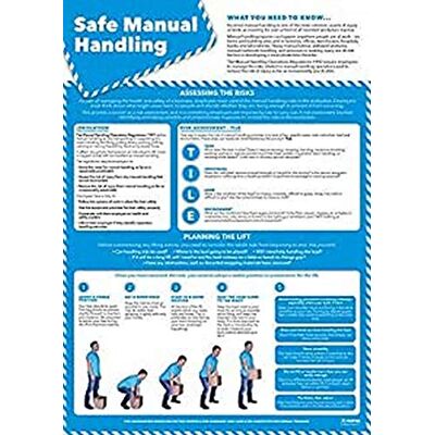 Daydream Education Manipolazione manuale sicura Poster di salute e sicurezza Carta lucida laminata 850 mm x 594 mm (A1) Grafici scolastici di Daydream Education Manipolazione manuale sicura Poster di salute e sicurezza Carta lucida laminata 850 mm x 594 mm (A1) Grafici scolastici di