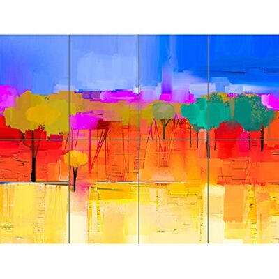Artery8 Abstract Landscape With Trees XL Giant Panel Poster (8 Sections) Astratto Paesaggio Alberi Manifesto Artery8 Abstract Landscape With Trees XL Giant Panel Poster (8 Sections) Astratto Paesaggio Alberi Manifesto