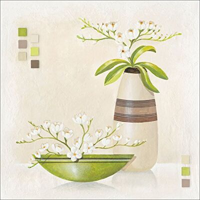 PRO-Art Dipinto murale, Arte su Tela, Garden Strip III, 50 x 50 cm PRO-Art Dipinto murale, Arte su Tela, Garden Strip III, 50 x 50 cm