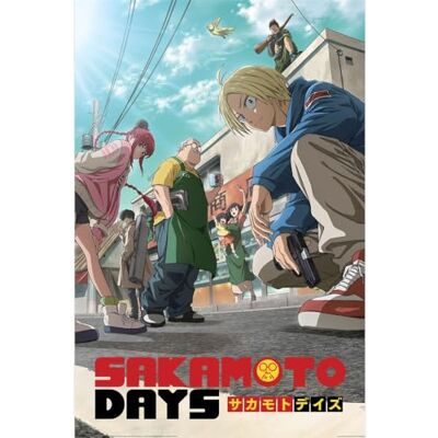 Pyramid Maxi poster ufficiale di Sakamoto Days (Key Art), decorazione da parete, 61 x 91,5 cm, poster per camere da letto, dormitori e fan Pyramid Maxi poster ufficiale di Sakamoto Days (Key Art), decorazione da parete, 61 x 91,5 cm, poster per camere da letto, dormitori e fan