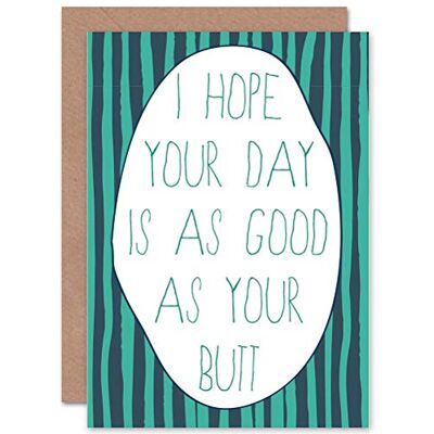 Wee Blue Coo CARD BIRTHDAY CELEBRATION HAPPY CHEEKY BUTT GAG PRESENT GIFT Wee Blue Coo CARD BIRTHDAY CELEBRATION HAPPY CHEEKY BUTT GAG PRESENT GIFT