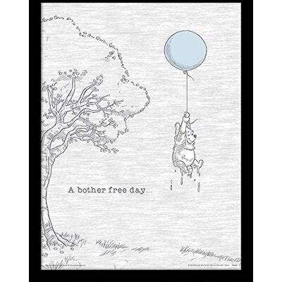 Disney Winnie the pooh-bother free incorniciata stampa 30 x 40 cm, multicolore Disney Winnie the pooh-bother free incorniciata stampa 30 x 40 cm, multicolore