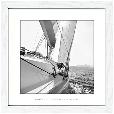 ART , , Quadretto Scandic-Living Regatta II, 35 x 35 cm, Multicolore (Bunt) ART , , Quadretto Scandic-Living Regatta II, 35 x 35 cm, Multicolore (Bunt)