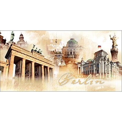ART Decorazione da Parete Giclée, Legno ingegnerizzato, Multicolore, 100 x 50 cm ART Decorazione da Parete Giclée, Legno ingegnerizzato, Multicolore, 100 x 50 cm