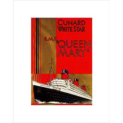 Wee Blue Coo Travel Queen Mary Ship Ocean Liner Boat Mast Funnel UK Framed Wall Art Print Viaggio Regina Nave Oceano transatlantico Barca Regno Unito Parete Wee Blue Coo Travel Queen Mary Ship Ocean Liner Boat Mast Funnel UK Framed Wall Art Print Viaggio Regina Nave Oceano transatlantico Barca Regno Unito Parete
