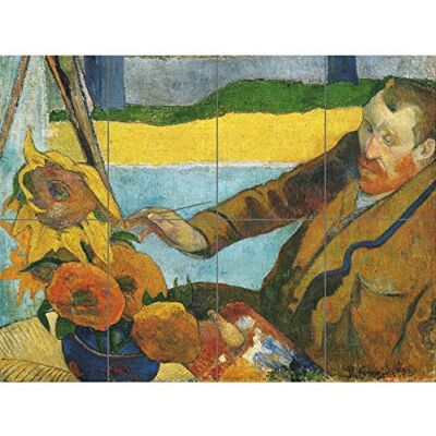 Artery8 Paul Gauguin Vincent Van Gogh Painting Sunflowers XL Giant Panel Poster (8 Sections) Paolo Pittura Manifesto Artery8 Paul Gauguin Vincent Van Gogh Painting Sunflowers XL Giant Panel Poster (8 Sections) Paolo Pittura Manifesto