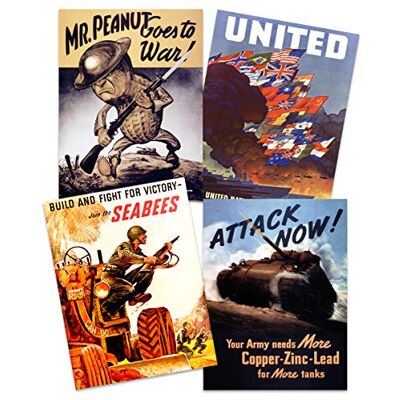 Artery8 US Military World War 2 Army United Seabees Tank Mr Peanut Home Decor Premium Wall Art Poster Pack of 4 Militare Mondo Guerra Esercito Serbatoio Casa Parete Manifesto Artery8 US Military World War 2 Army United Seabees Tank Mr Peanut Home Decor Premium Wall Art Poster Pack of 4 Militare Mondo Guerra Esercito Serbatoio Casa Parete Manifesto