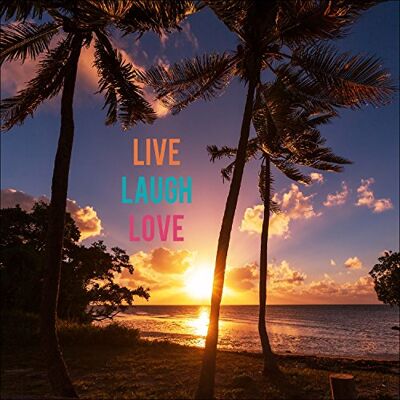 PRO-Art Decorazione da Parete, Tecnica glicée, 'Live Laugh Love' 30 x 30 cm, Multicolore, 30x30 cm PRO-Art Decorazione da Parete, Tecnica glicée, 'Live Laugh Love' 30 x 30 cm, Multicolore, 30x30 cm