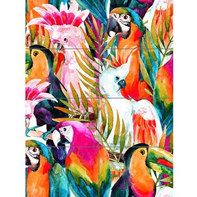 Artery8 Bird Pattern Painting XL Giant Panel Poster (8 Sections) Uccello Modello Pittura Manifesto Artery8 Bird Pattern Painting XL Giant Panel Poster (8 Sections) Uccello Modello Pittura Manifesto